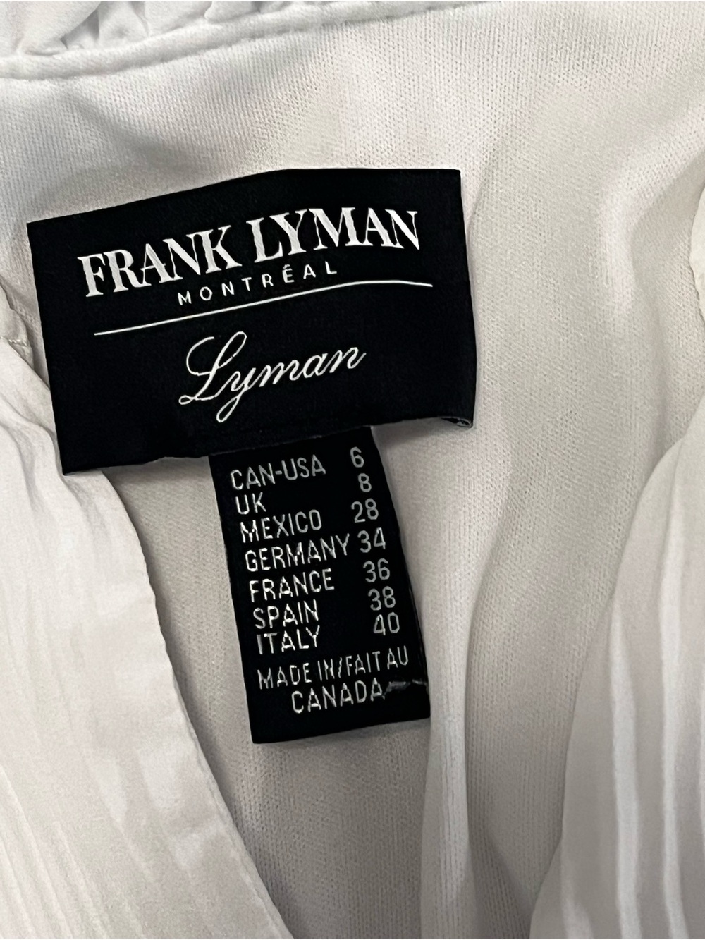 Frank Lyman Tiered Pleat Effect
Dress White Ruffle Size 6 Bridal Shower - Picture 3 of 10